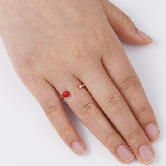 Light of Hope Ring 925 Sterling Silver 18K Rose Gold Plated inlaid with Diamond_3