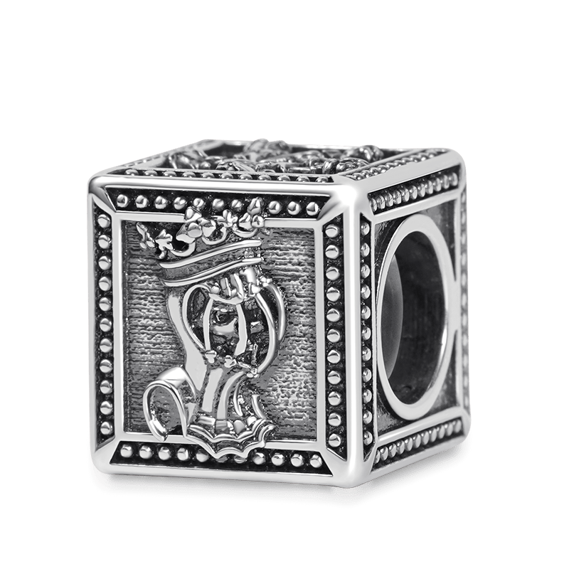 Rose Knight Vintage Bead & Customized Classic Beads S925 Sterling Silver with Gift Copper Black Leather Men's Bracelet Jewelry for Men_2