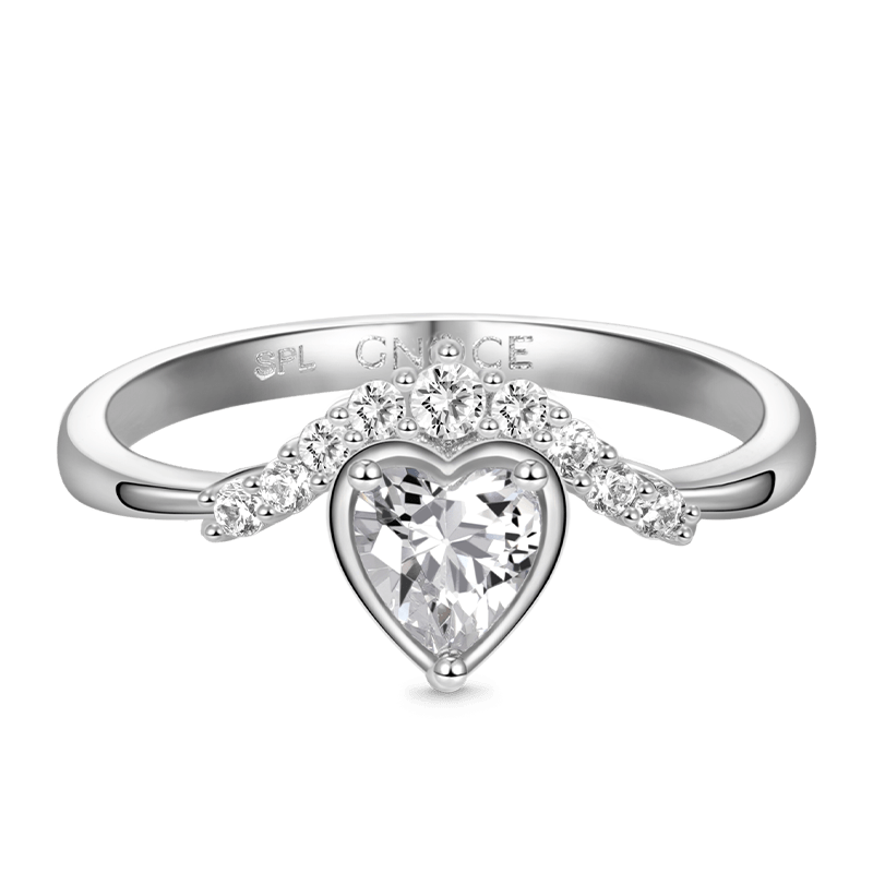 Gnoce Vintage Heart Cut V Shape Ring_2