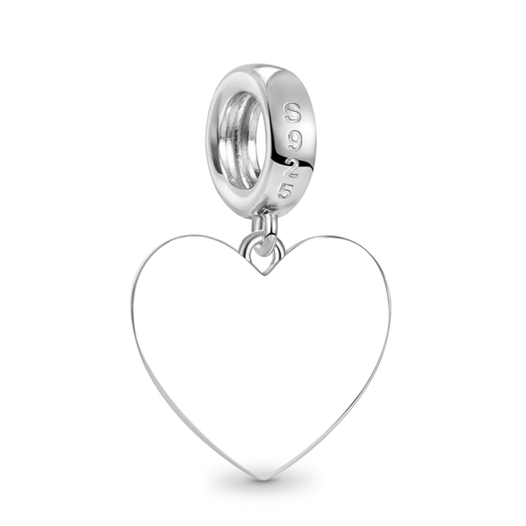 Gnoce "Sweet 16" Heart Engravable Pendant Dangle Charm