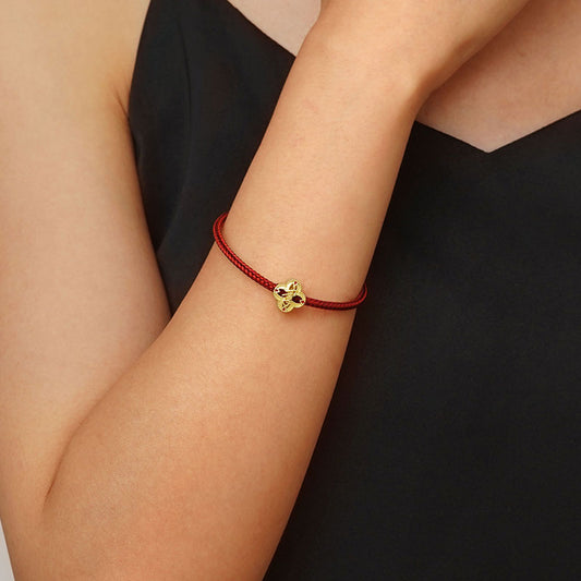 Gnoce Surname Li 18K Gold Charm_5