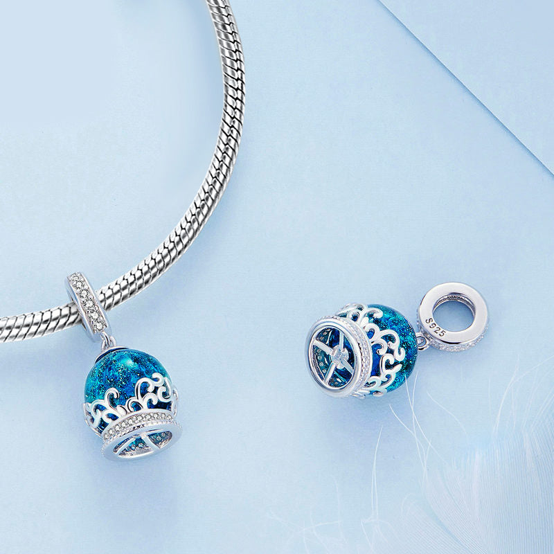 Gnoce Blue Fantasy Crystal Ball Charm_2