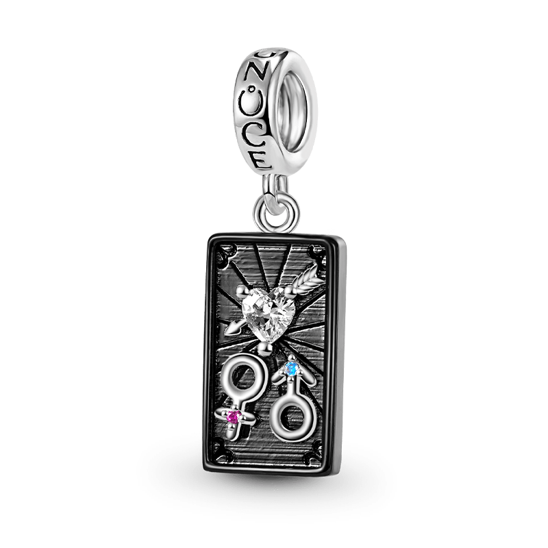 Gnoce "The Lovers" Tarot Pendant Dangle Charm_1