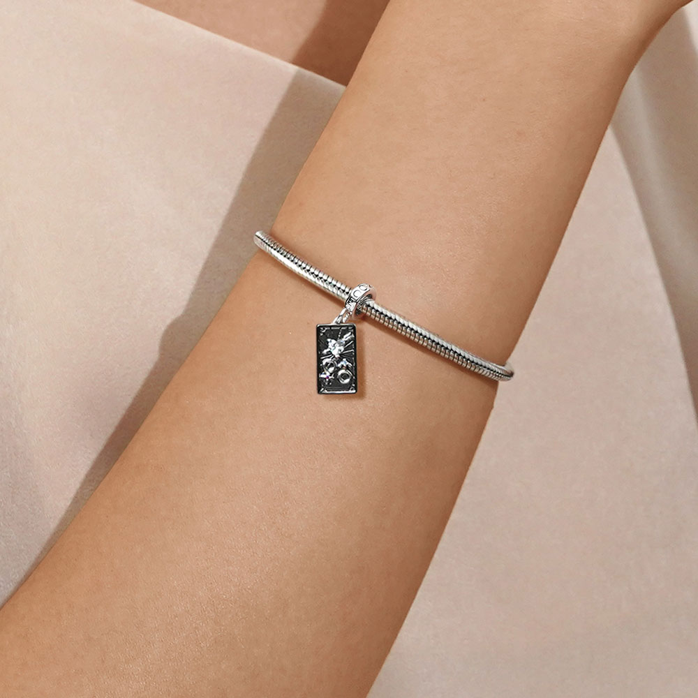 Gnoce "The Lovers" Tarot Pendant Dangle Charm_5