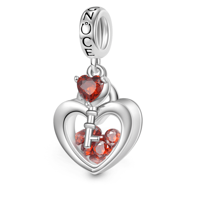 Gnoce Love Lock Double Pendant Dangle Charm_1