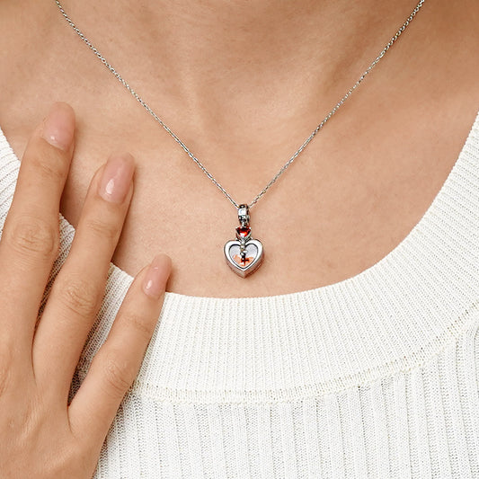 Gnoce Love Lock Double Pendant Dangle Charm_6