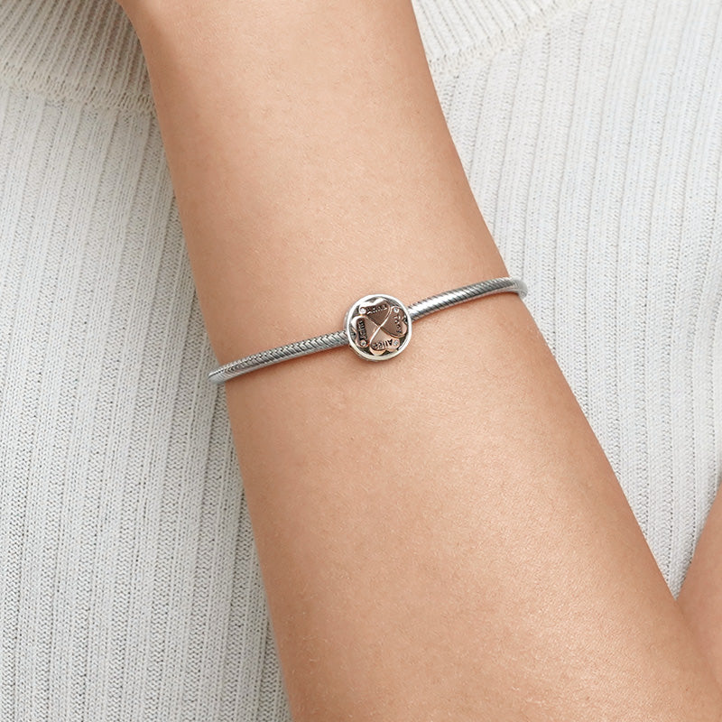 Gnoce Lucky Clover Family Love Engravable Photo Charm_5