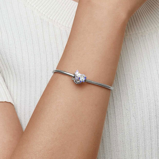 Gnoce Sparkling Butterfly Heart Charm_5