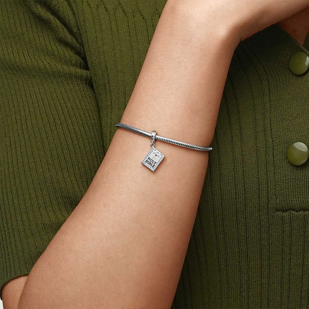 Gnoce Faithful Holy Bible Pendant Dangle Charm_5