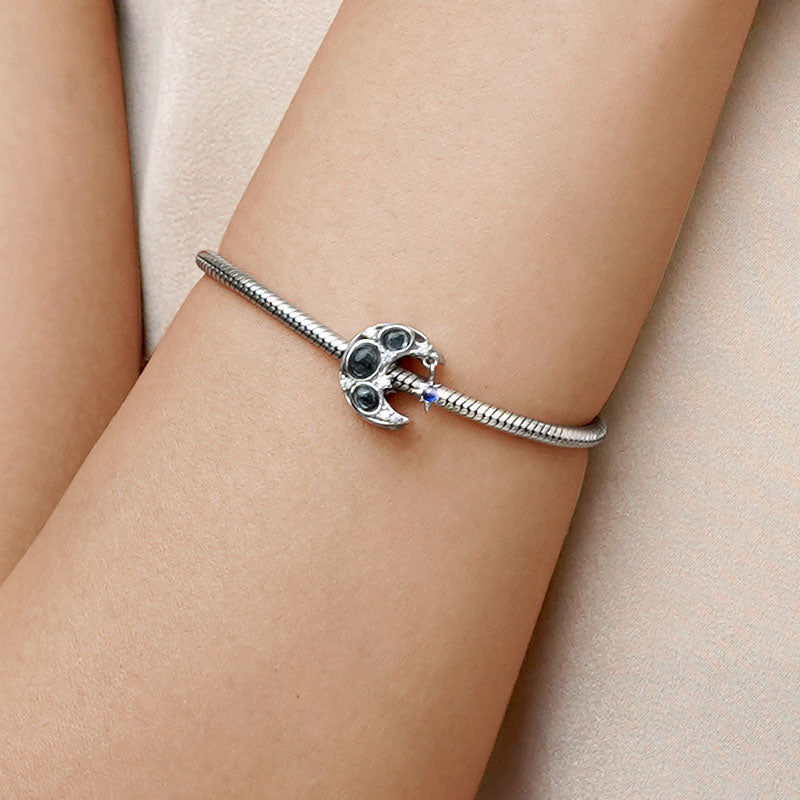 Gnoce Sparkling Moon Star Charm_4