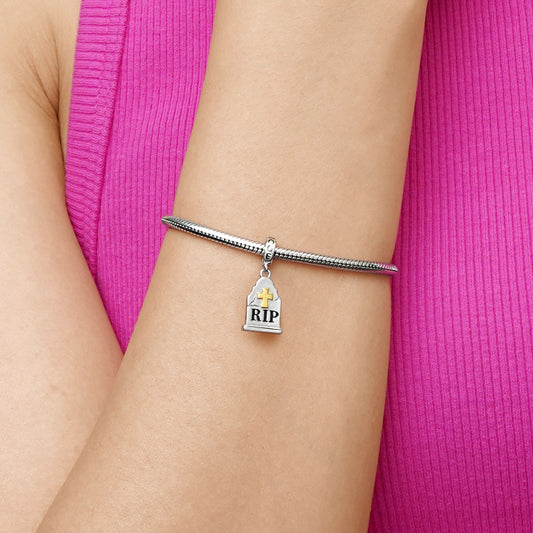 Gnoce Tombstone Pendant Dangle Charm_5