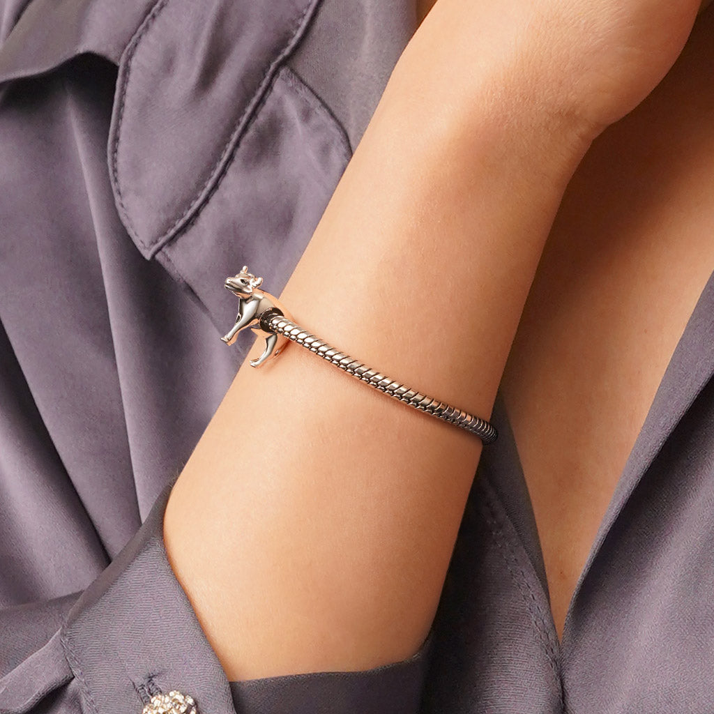 Gnoce African Animals Buffalo Charm_5