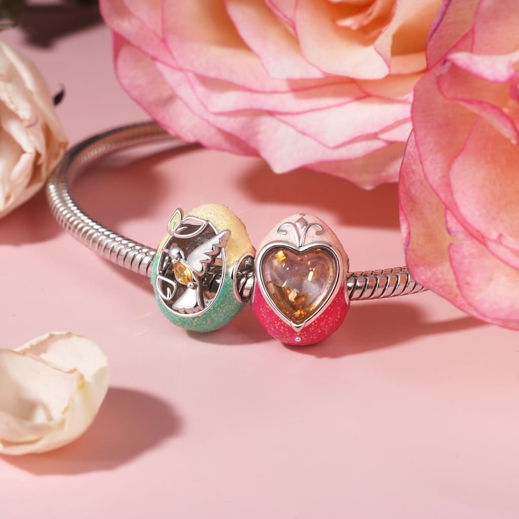 Gnoce Glow-in-the-Dark Easter Egg Hummingbird Charm_4