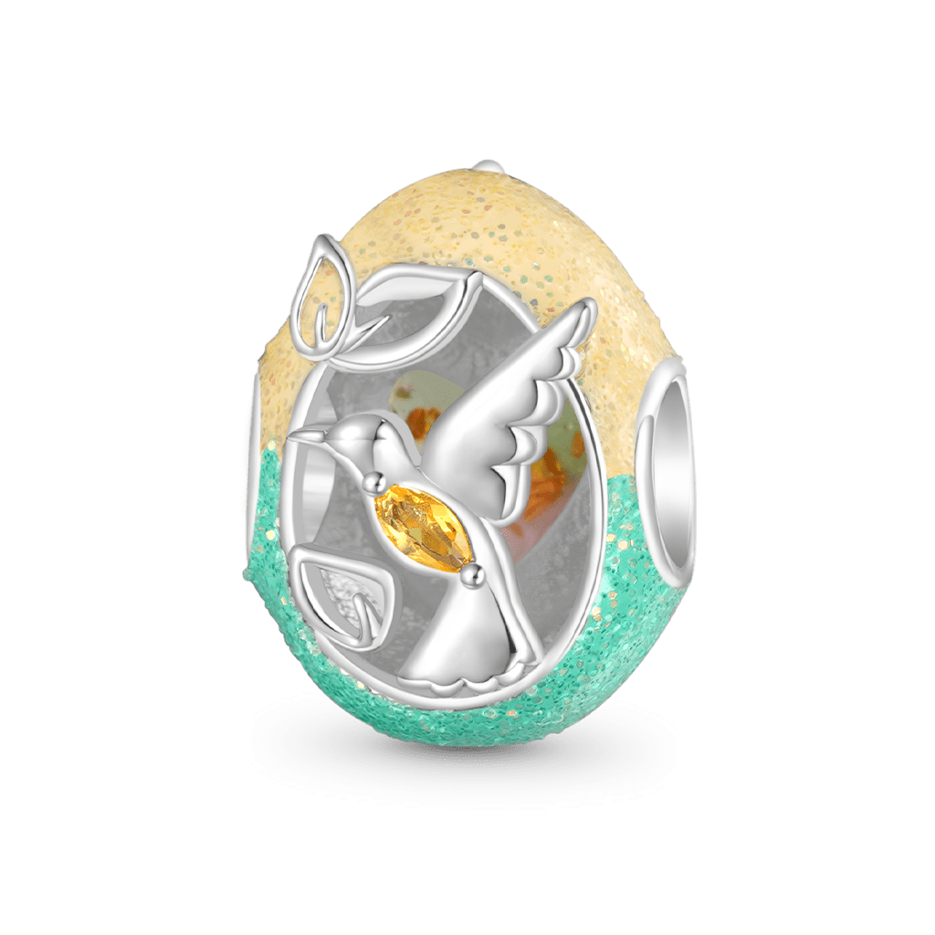 Gnoce Glow-in-the-Dark Easter Egg Hummingbird Charm_2