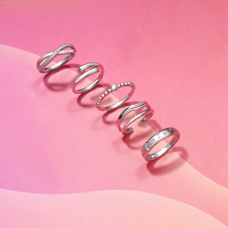 Gnoce Infinite Love Band Ring_3