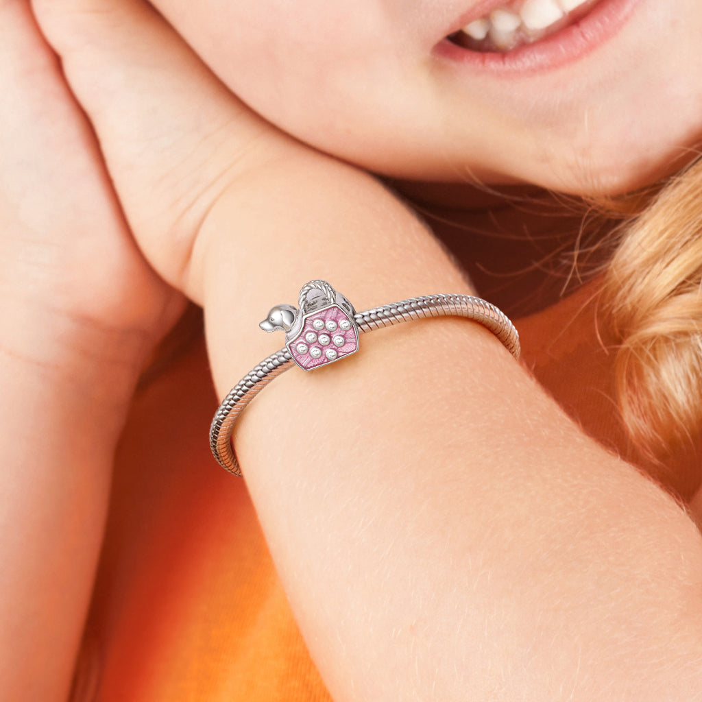 Gnoce Pink Pet Dog Bag Charm_5