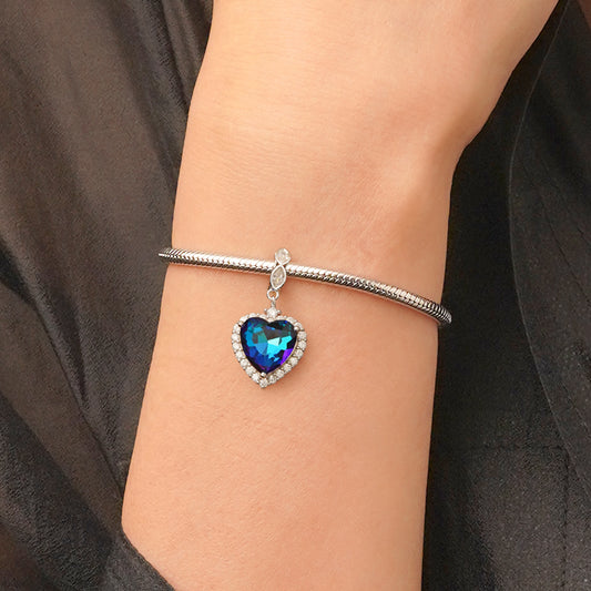 Gnoce Ocean Heart Pendant Dangle Charm_6