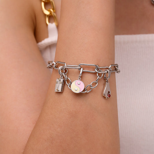 Gnoce Tai Chi Circle Clasp Clusters Charm_6