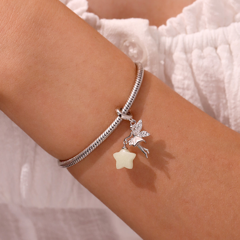 Gnoce Forest Fairy Glow-in-the-Dark Star Pendant Dangle Charm_6