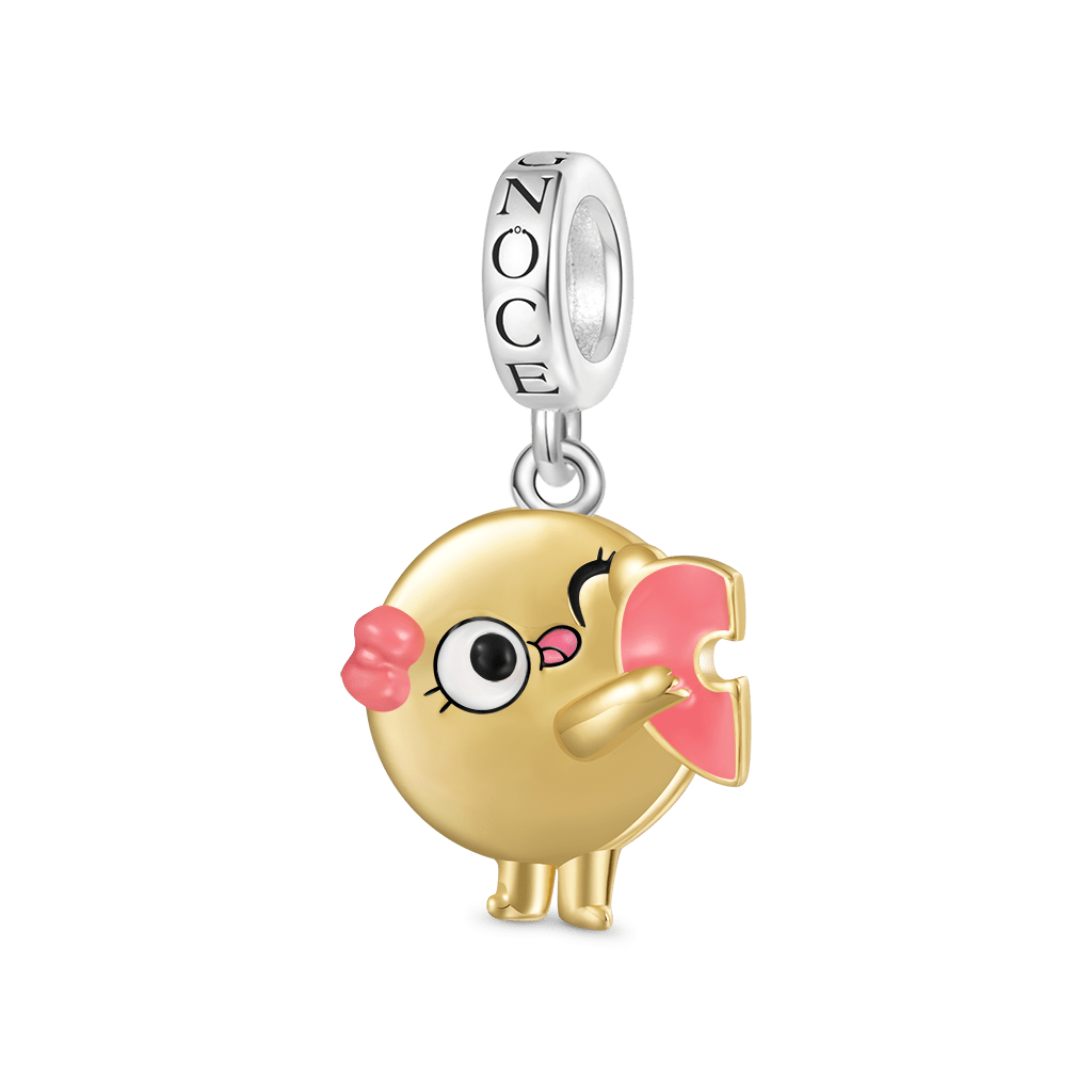 Gnoce Matching Choco's Heart Pendant Dangle Charm_1