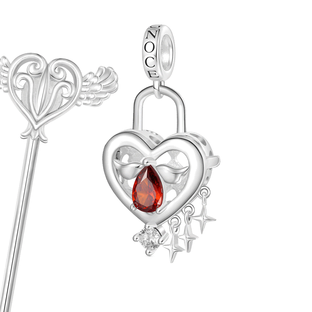 Gnoce Valentine's Day Love Lock Wireless LED Light Up Pendant Dangle Charm_1