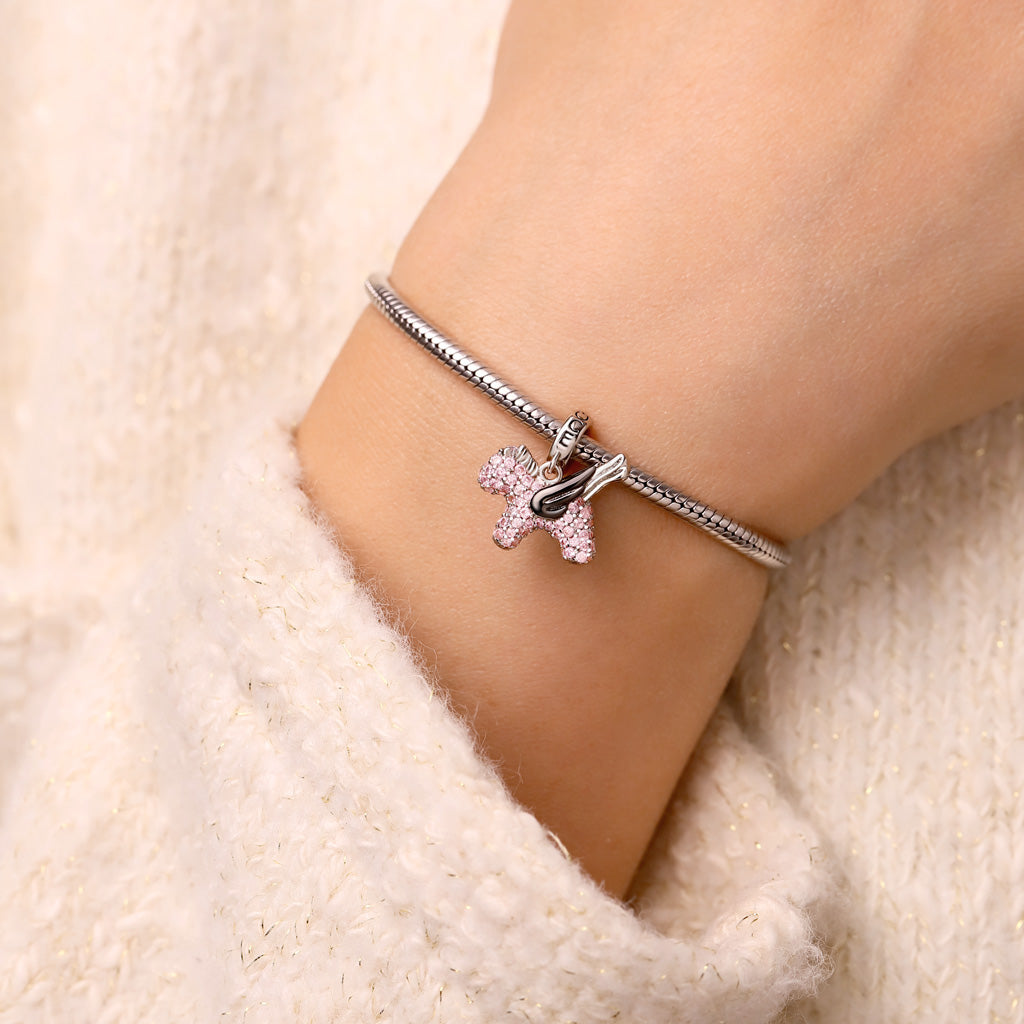 Gnoce Diamond Pave Little Pegasus Pendant Dangle Charm_7
