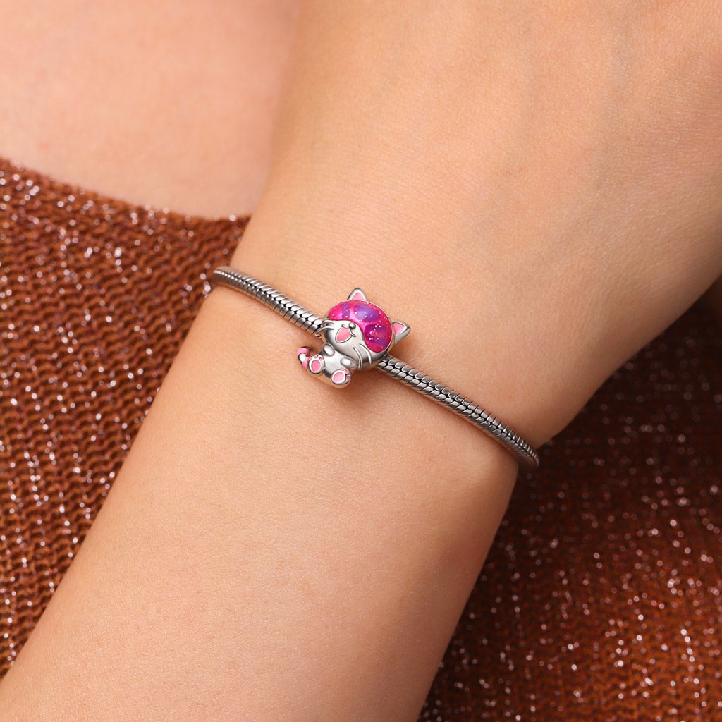 Gnoce Secret Message 'Love U' Cat Glow-in-the-Dark Charm_6