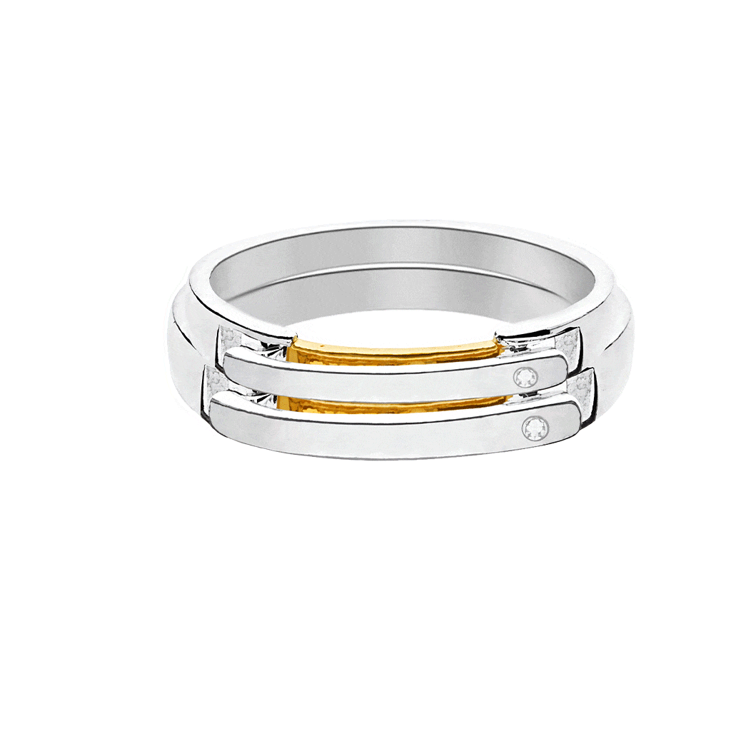 Gnoce Custom Engraved Buckle Couple Rings_1