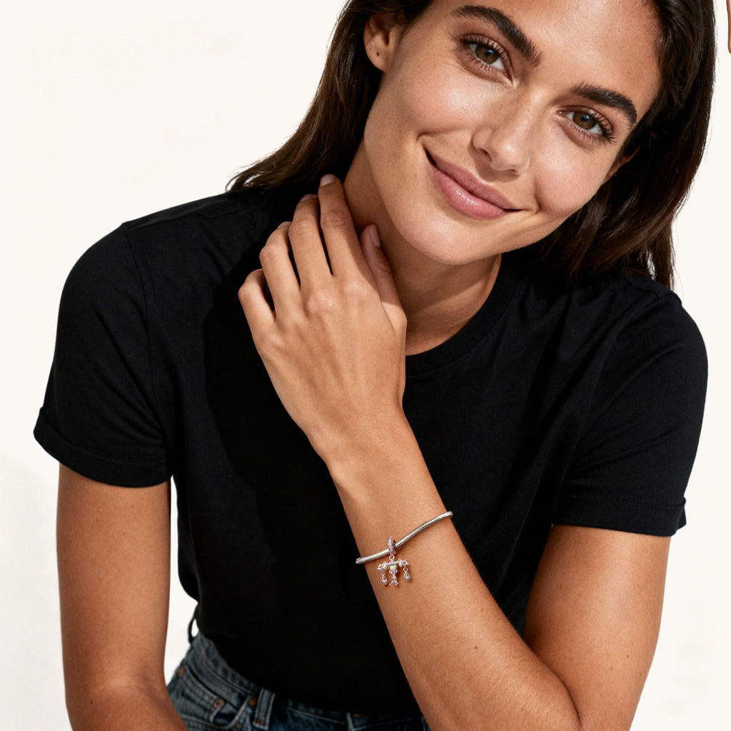 Gnoce French Romantic Libra Pendant Dangle Charm_5