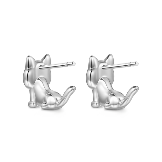 Gnoce Grumpy Cat Stud Earrings_4