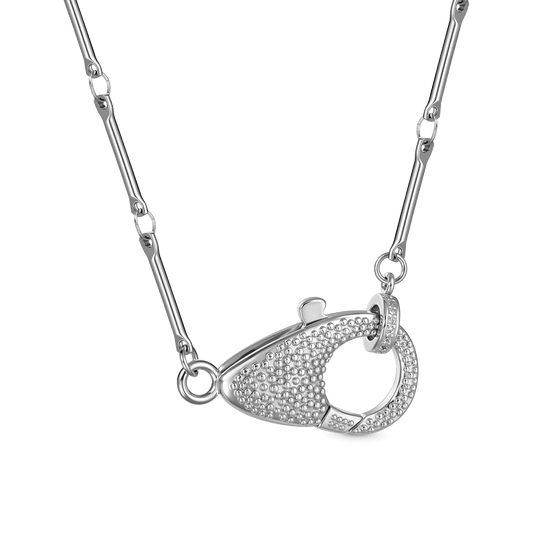 Gnoce Openable Clasp Basic Bamboo Chain Necklace_4