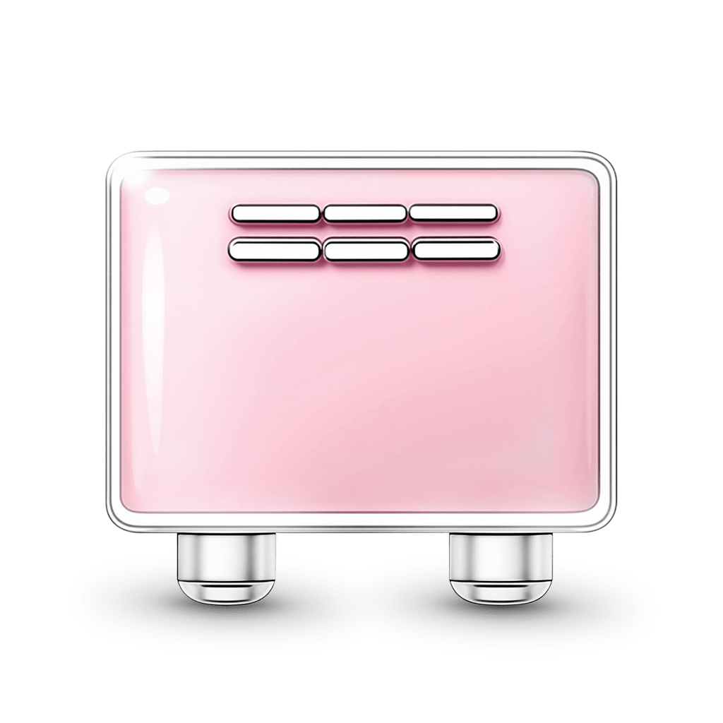 Gnoce Pink Microwave Pendant Dangle Charm_6