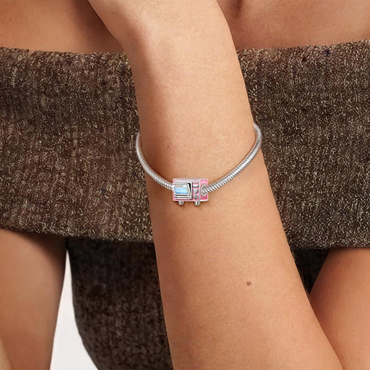 Gnoce Pink Microwave Pendant Dangle Charm_2