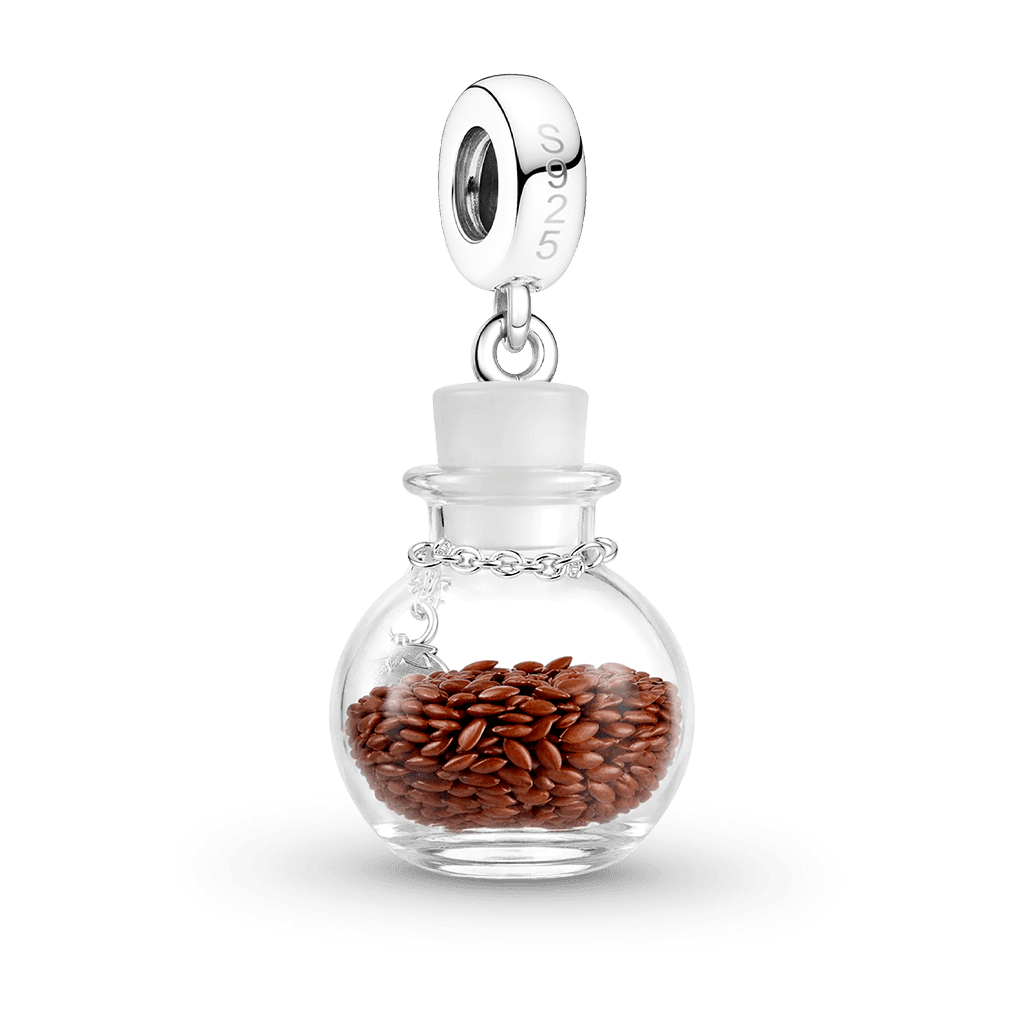 Gnoce Strawberry Seed Wishing Bottle Pendant Dangle Charm_6