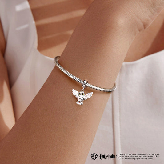 Gnoce Harry Potter Hedwig Snow Owl Pendant Dangle Charm_3