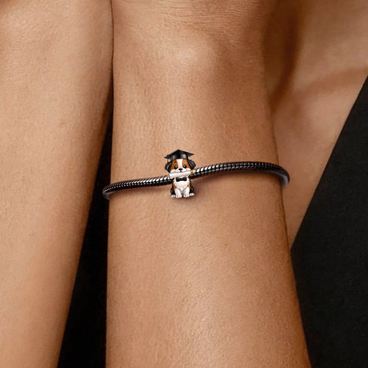 Gnoce Graduation Dog Bachelor's Degree Charm_2