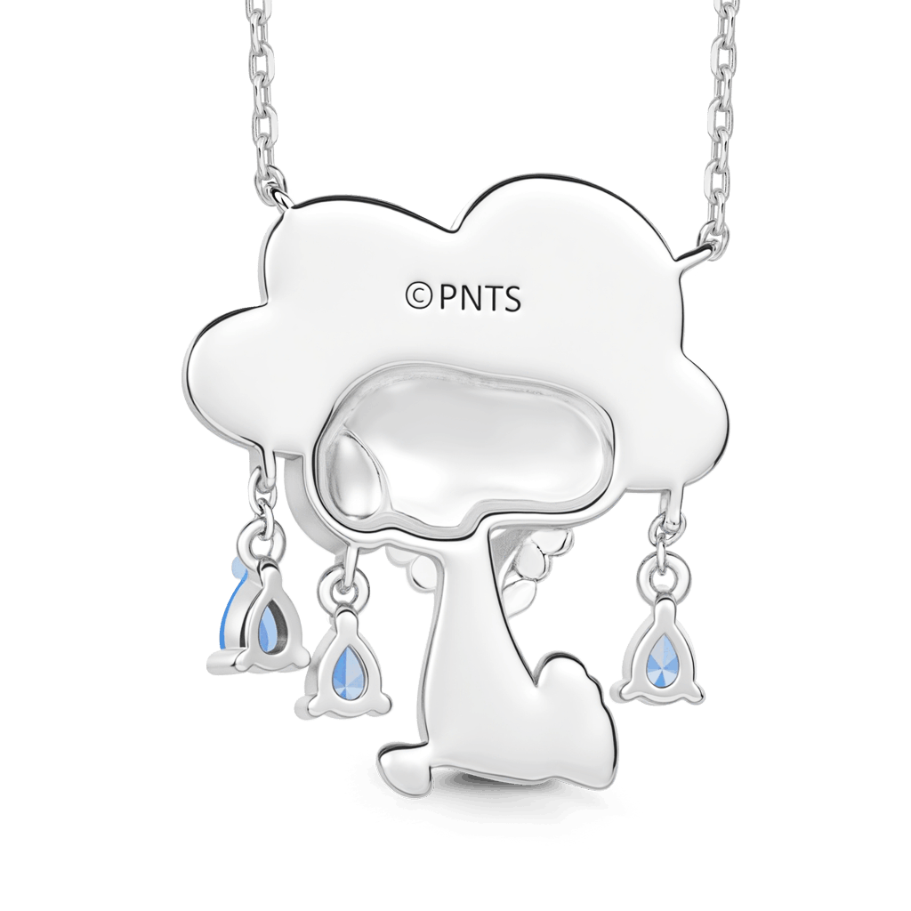 Gnoce Peanuts Snoopy Rain Pendant Necklace_4