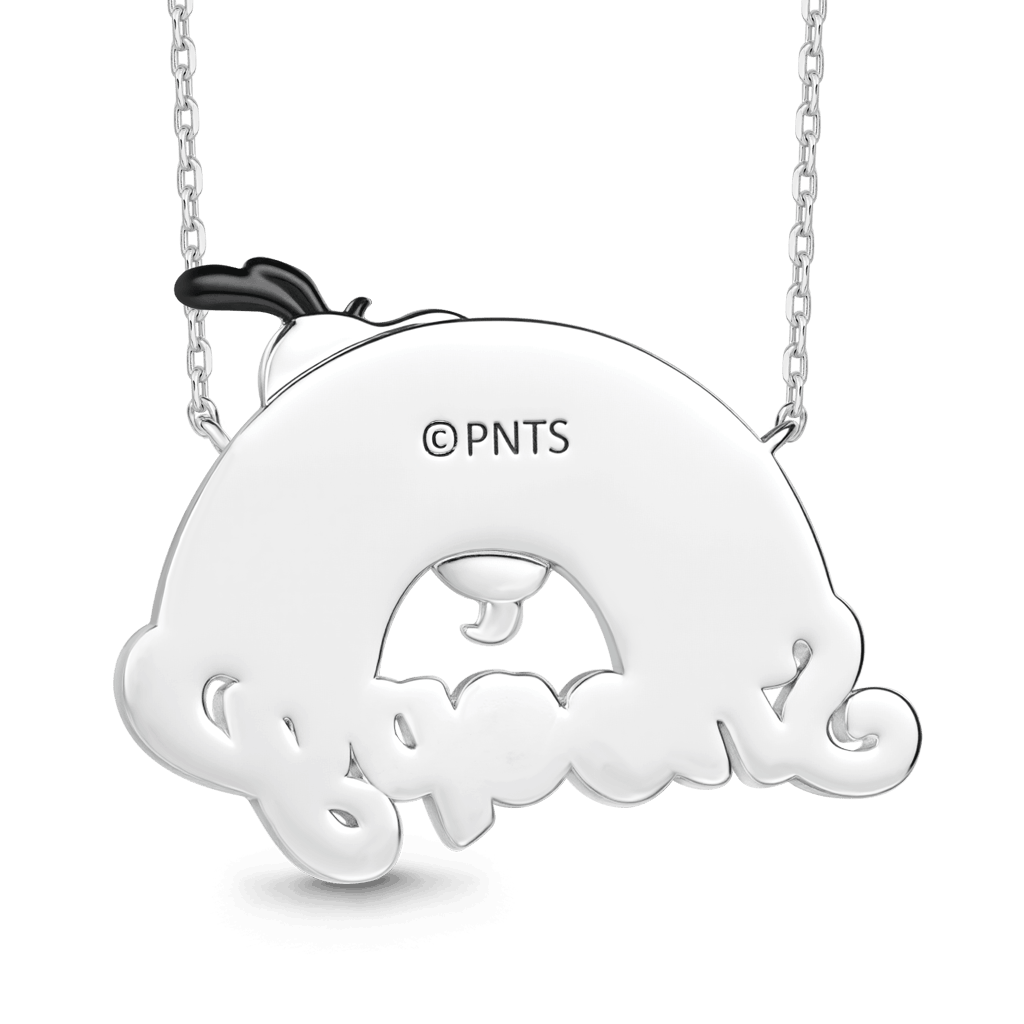 Gnoce Peanuts Snoopy Rainbow Pendant Necklace_4