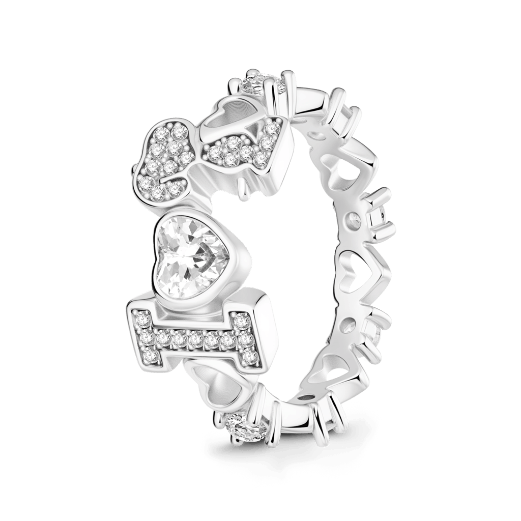 Gnoce Peanuts Snoopy Heart-Cut Ring_4