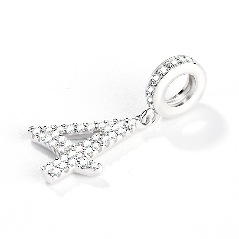 Gnoce "Valuable Honesty" Number Theme Four 925 Sterling Silver Pendant For Bracelets_2