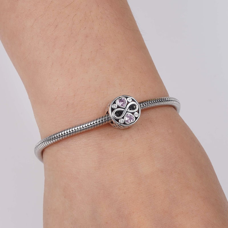 Infinity Love Charm Bead Sterling Silver_3