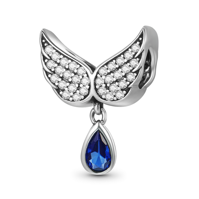 Angel's Wing Pendant Dangle Charm Sterling Silver_1
