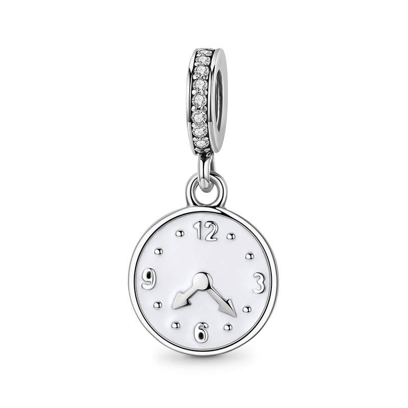"The Happiness Time" Pendant Dangle Charm 925 Sterling Silver_1