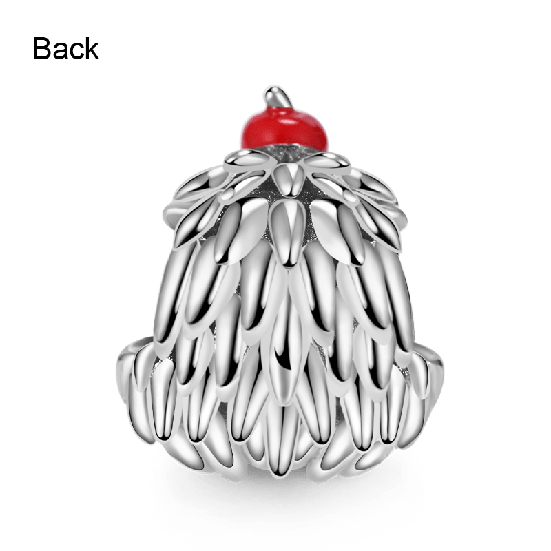 Embrace Love Hedgehog & Baby Charm Bead 925 Sterling Silver with Black Enamels_2