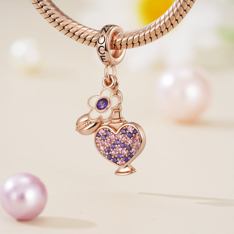 Gnoce Exquisite Perfume Heart Bottle Pendant Dangle Charm_3