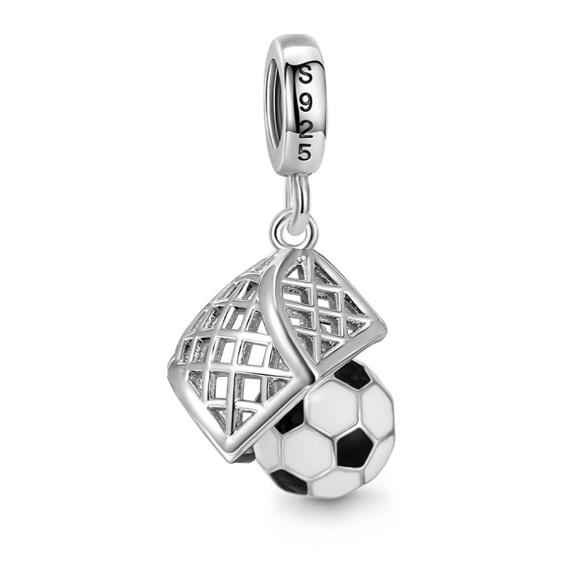 Gnoce Football Competition Shot Pendant Dangle Charm_2