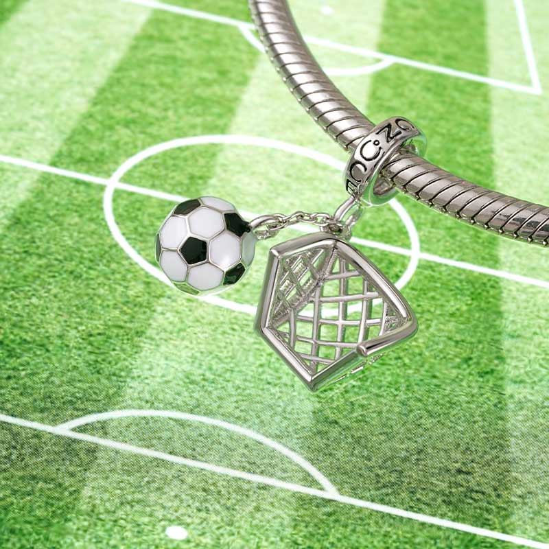 Gnoce Football Competition Shot Pendant Dangle Charm_3