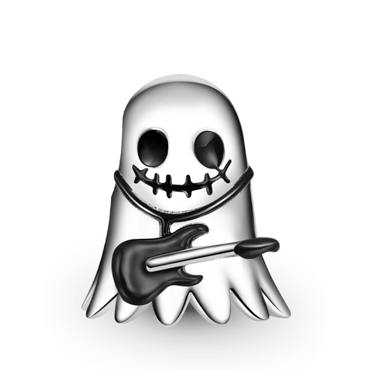 Gnoce Halloween Ghost Band Guitarist Charm_1