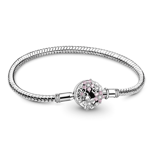 Gnoce Blooming Flowers Basic Snake Chain Bracelet_1