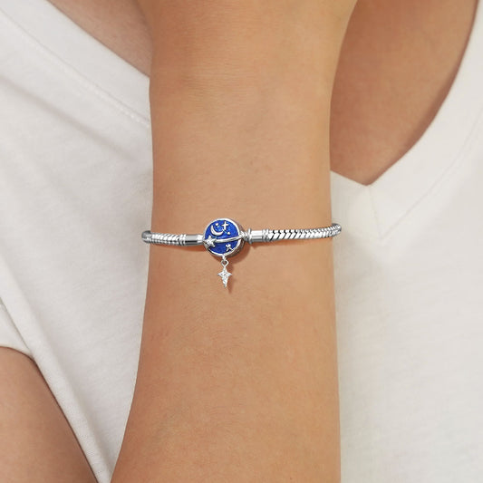 Gnoce Starry Night Basic Snake Chain Bracelet_5
